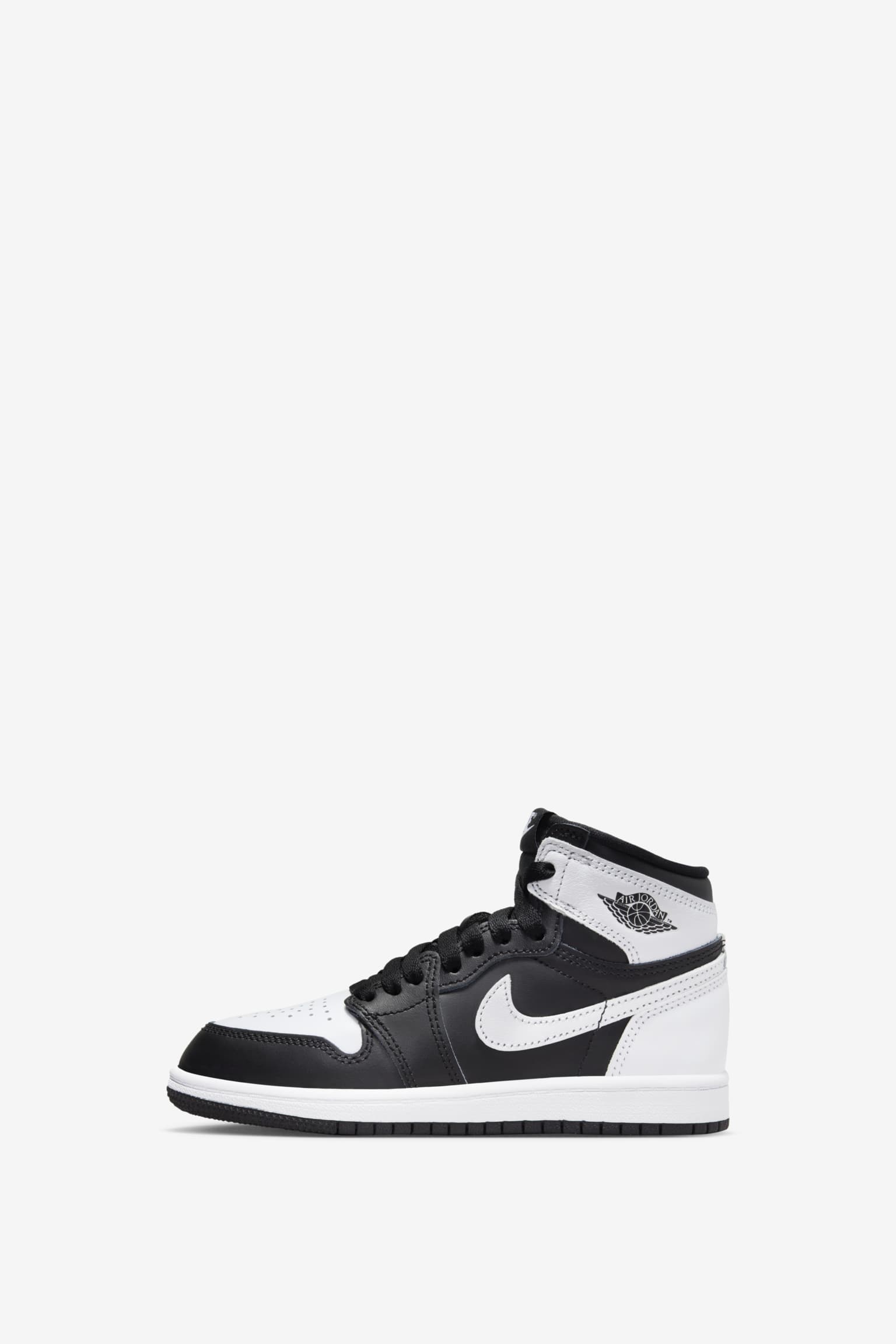 Air jordan 1 noir online et blanche